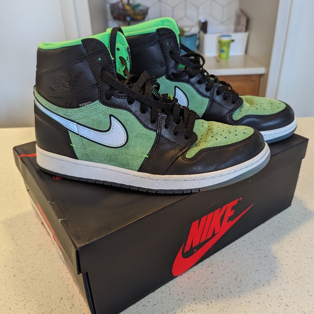 Jordan 1 Retro HighZoom Zen Green mens 11.5